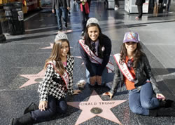 NAM Teen State Titleholders have fun on the Hollywood Strip!